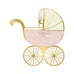 PINK BABY STROLLER NAPKINS