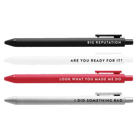 REPUTATION SWIFTIE PEN SET