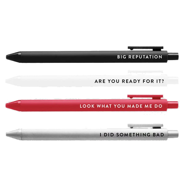 REPUTATION SWIFTIE PEN SET