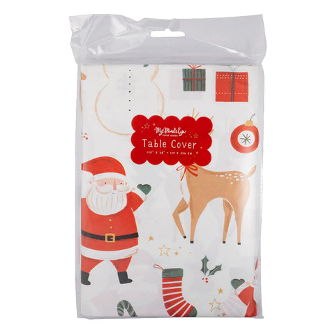 SANTA ICONS PAPER TABLE COVER