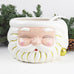 WHITE SANTA PUNCH BOWL SET