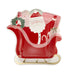 SANTA'S SLEIGH SHAPED PLATES