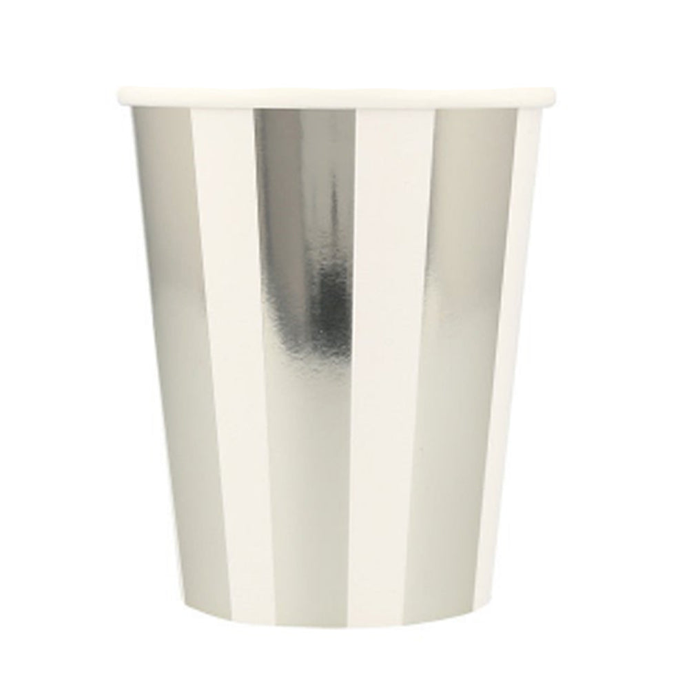 SILVER STRIPE CUPS