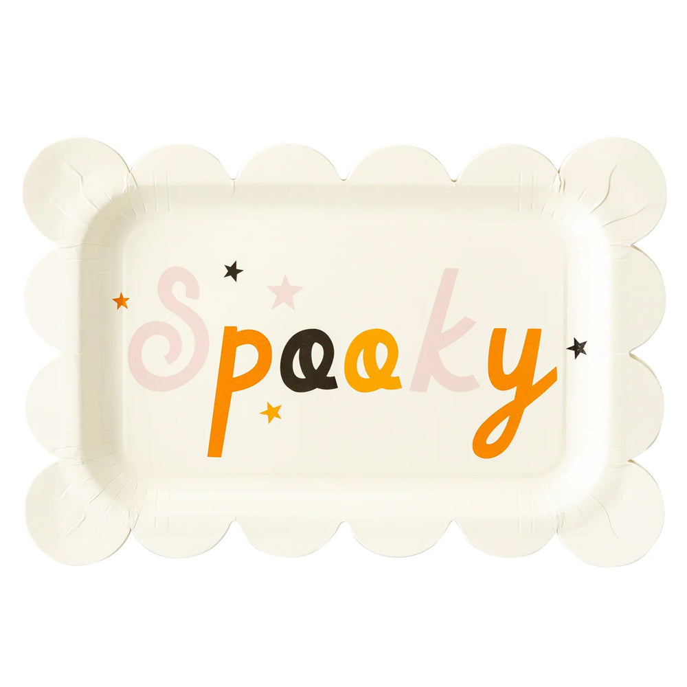 SPOOKY SCALLOPED PLATES