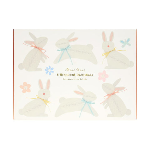 BUNNY HONEYCOMB DECORATIONS