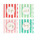 STRIPED HOLIDAY SMALL NAPKINS