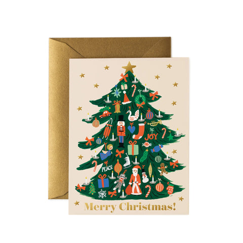 TRIMMED TREE CARD