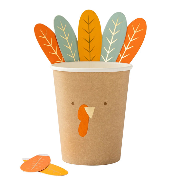 HARVEST TURKEY PAPER CUPS