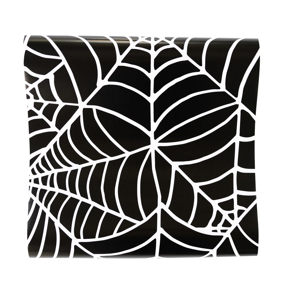 WITCHING HOUR SPIDER WEB PAPER TABLE RUNNER