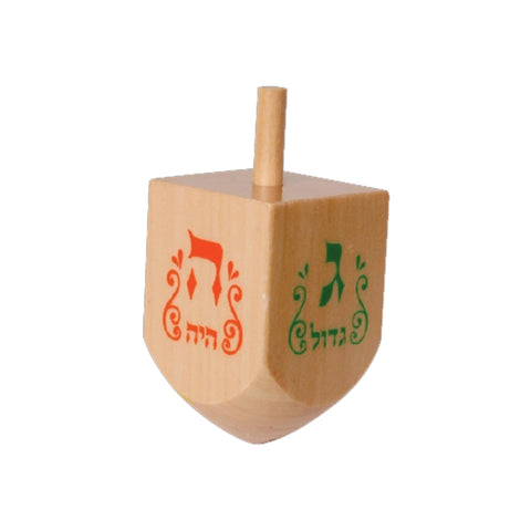 HANUKKAH WOOD DREIDEL