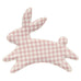 PORCELAIN GINGHAM BUNNY PLATE (SET OF 2)