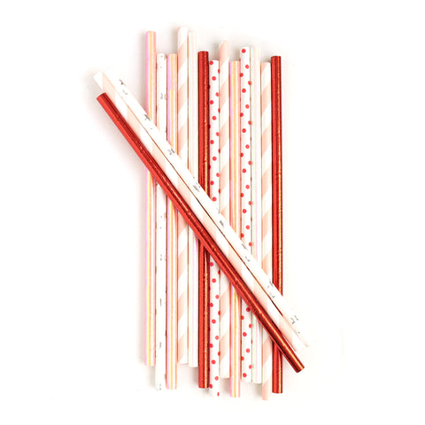 CANDY CANE MIX STRAWS