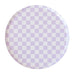 Check It Purple Lilac Dinner Plates Jollity & Co