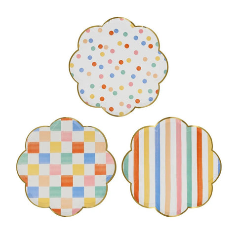 Colorful Pattern Side Plates - Meri Meri