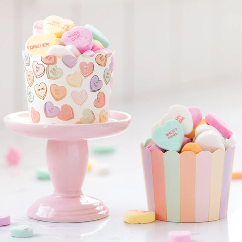 Conversation Hearts Baking/Treat Cups - My Mind's Eye