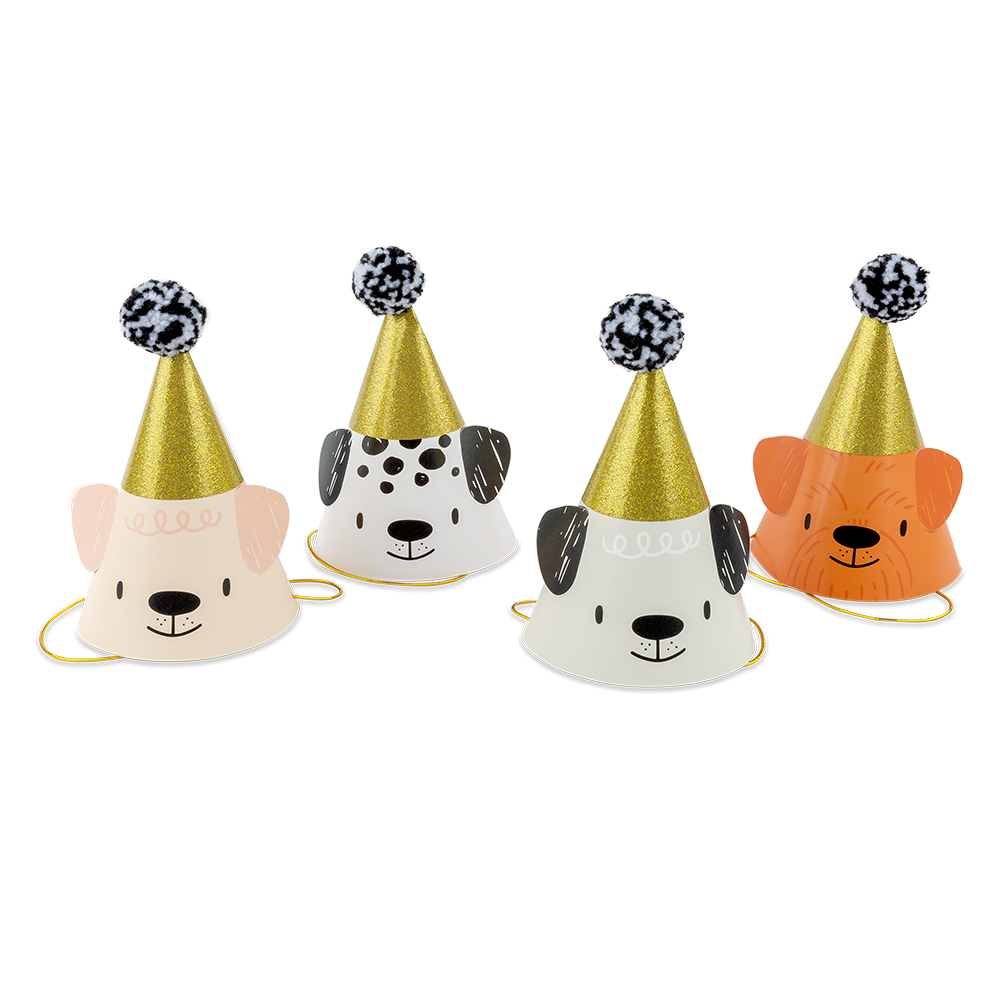 Bow Wow Puppy Dog Party Hats