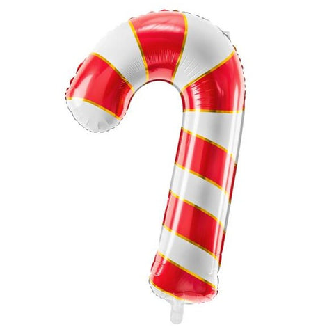 RED CANDY CANE FOIL BALLOON