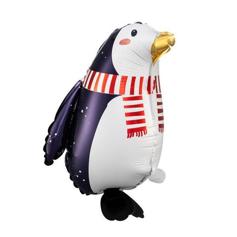 Festive Penguin Foil Balloon