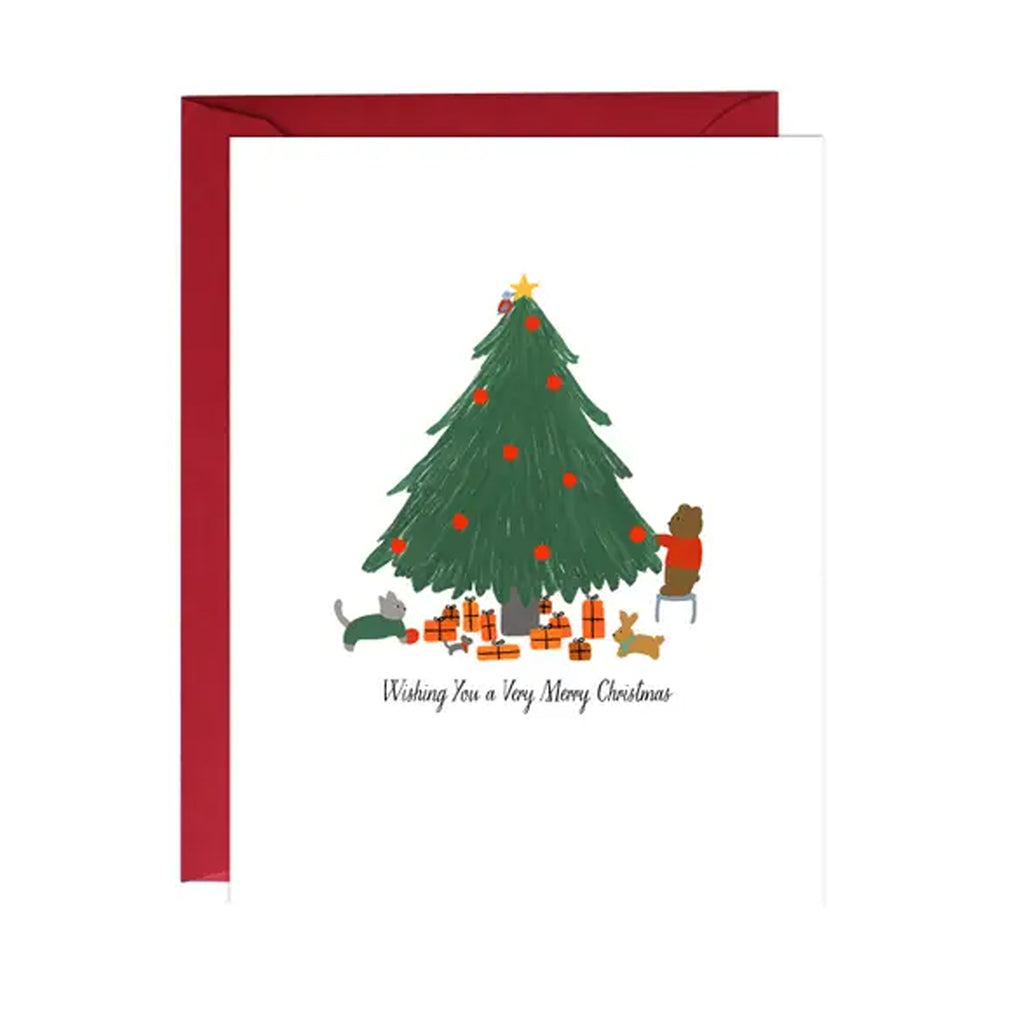 Forest Animals Christmas Card - Paula & Waffle