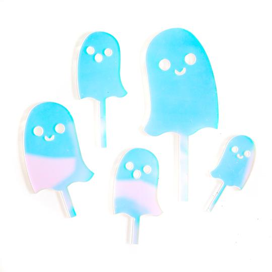 Iridescent Ghosts Cake Topper Kailo Chic