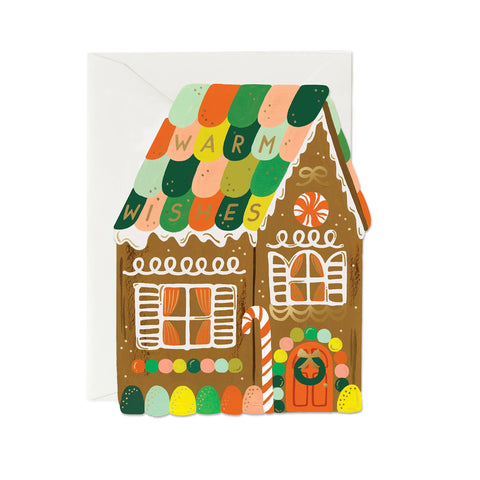 Gingerbread House Card - Rifle Paper