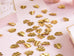 Gold Metallic Jungle Leaf Confetti