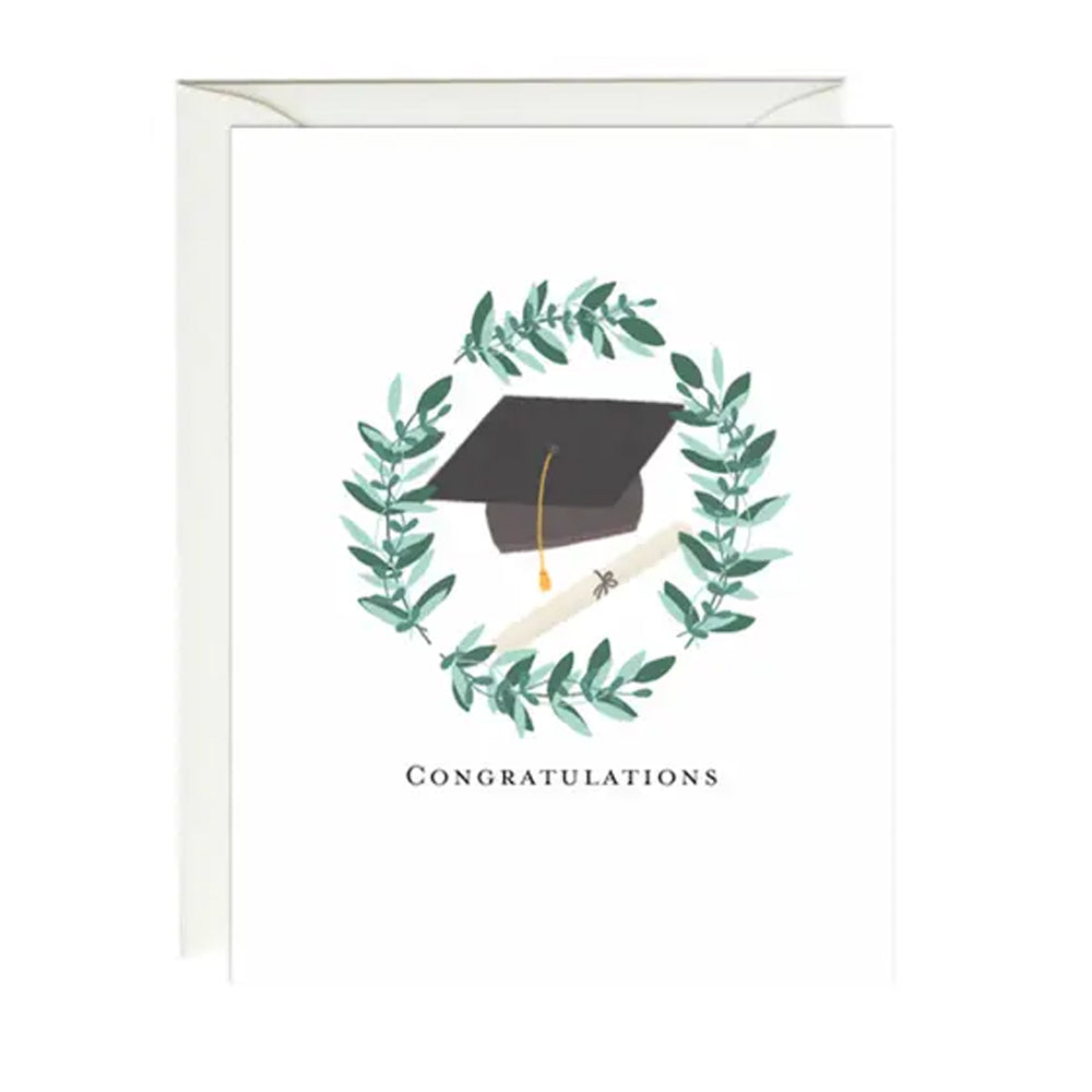Graduation Garland Card - Paula & Waffle