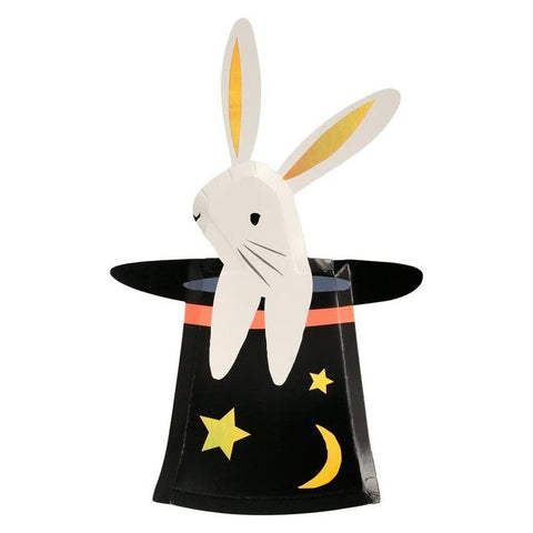 Bunny in Hat magic party plates