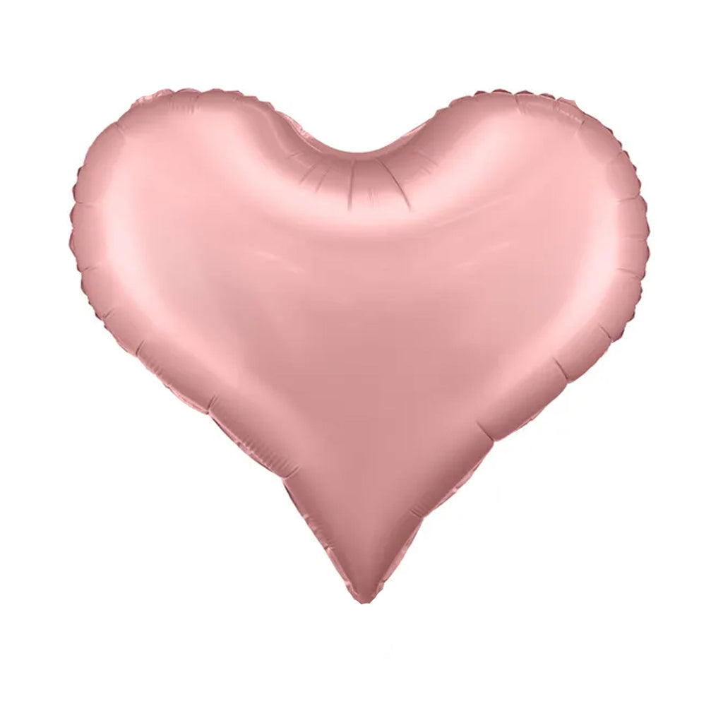 Modern Heart Foil Balloon - Light Pink