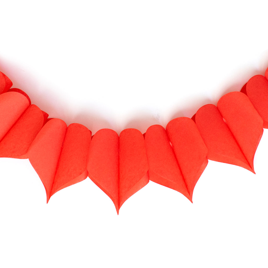 Tissue Heart Garland