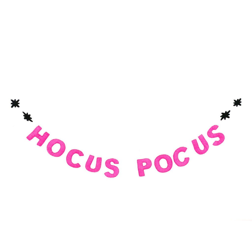 "Hocus Pocus" Felt Letter Banner