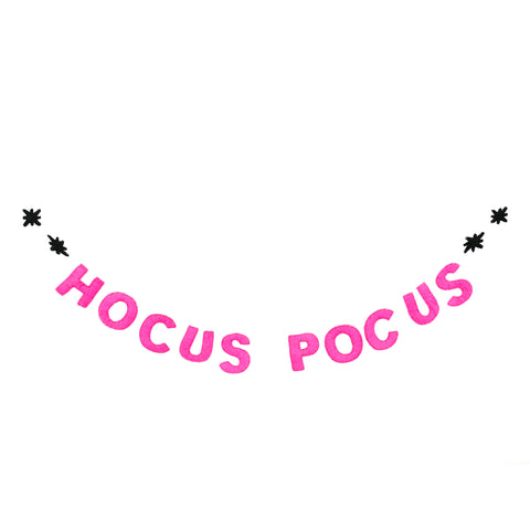 "Hocus Pocus" Felt Letter Banner
