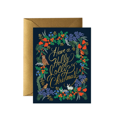 Holly Jolly Christmas Card - Boxed Set - Rifle Paper