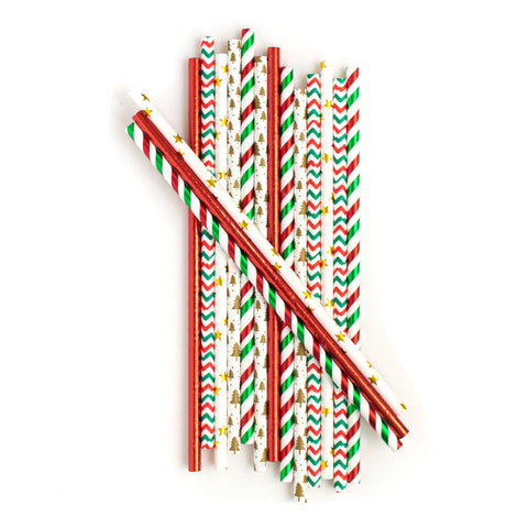 HOLLY JOLLY MIX STRAWS