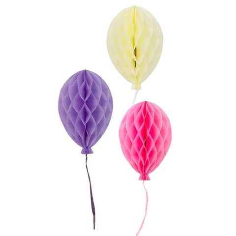 HONEYCOMB BALLOONS - PINKS