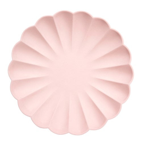 CANDY PINK COMPOSTABLE LARGE PLATES