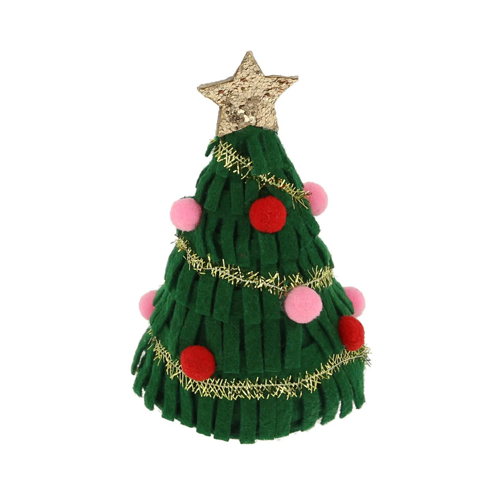 Big Christmas Tree Hair Clip Meri Meri