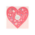 Valentine's Heart Die Cut Napkins Meri Meri