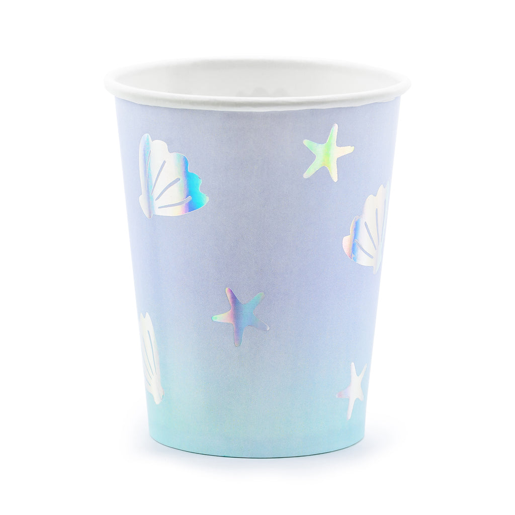 Narwhal undersea pattern party cups