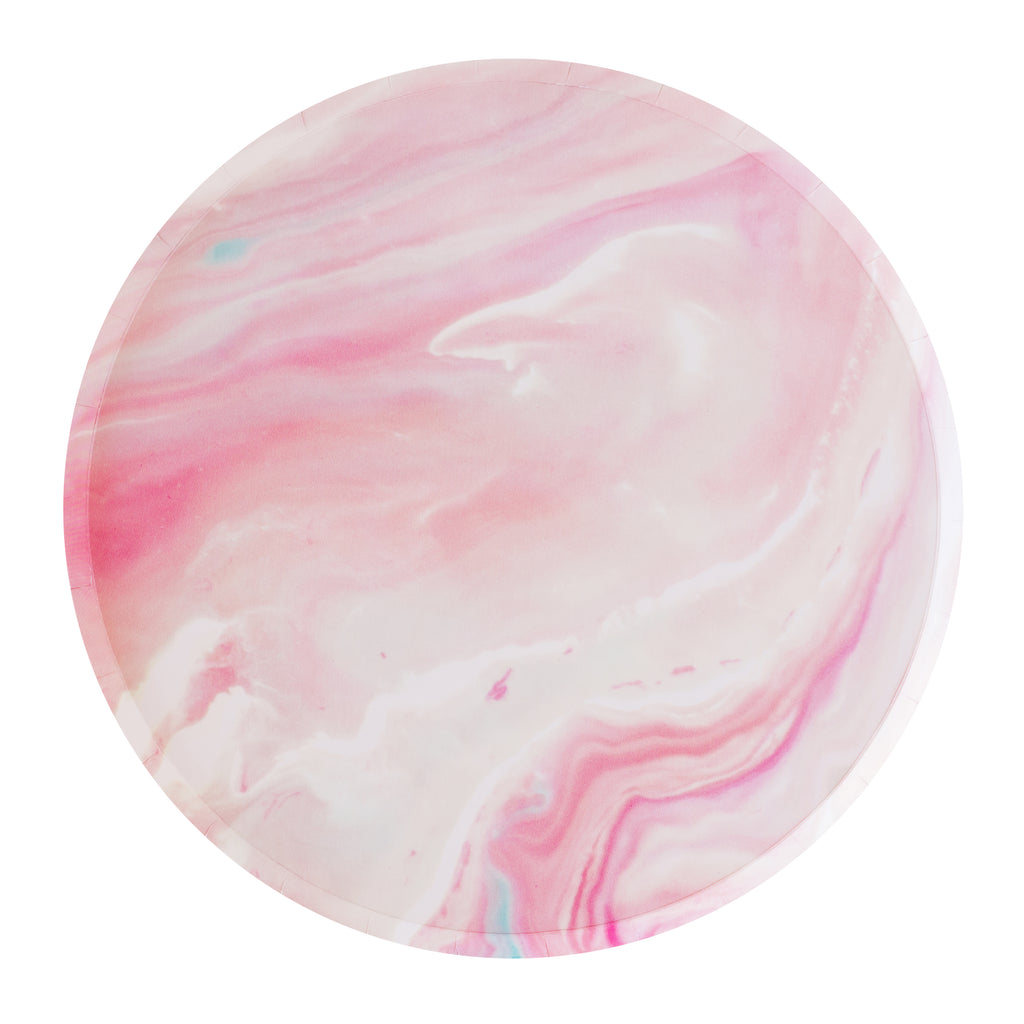 PINK MARBLE LARGE PLATES