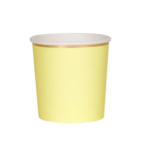 Pale Yellow Tumbler Cups Meri Meri