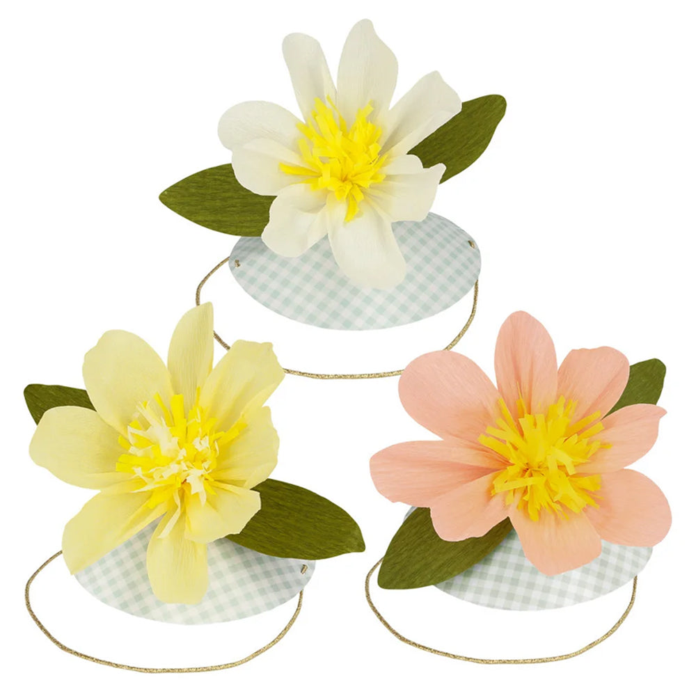 Paper Flower Hats - Meri Meri