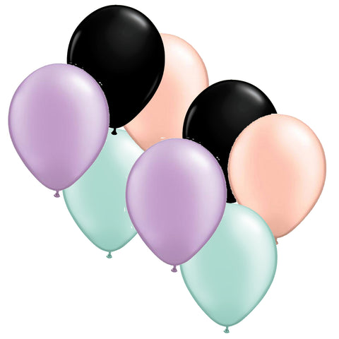 PASTEL HALLOWEEN PEARLIZED LATEX BALLOON BUNDLE