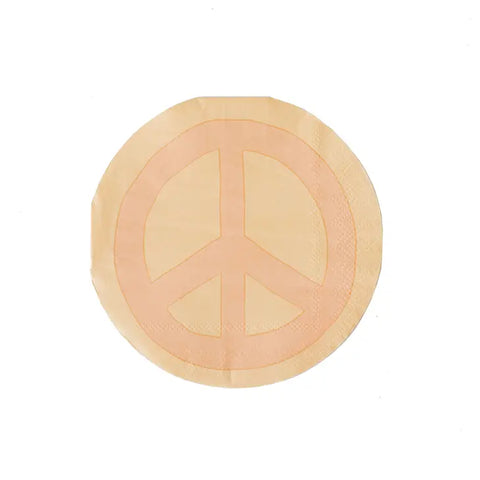 Peace & Love Peace Sign Cocktail Napkins - Daydream Society