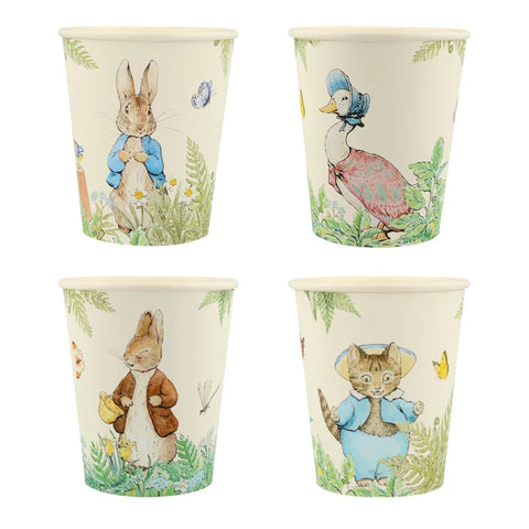 Peter Rabbit In The Garden Cups - Meri Meri
