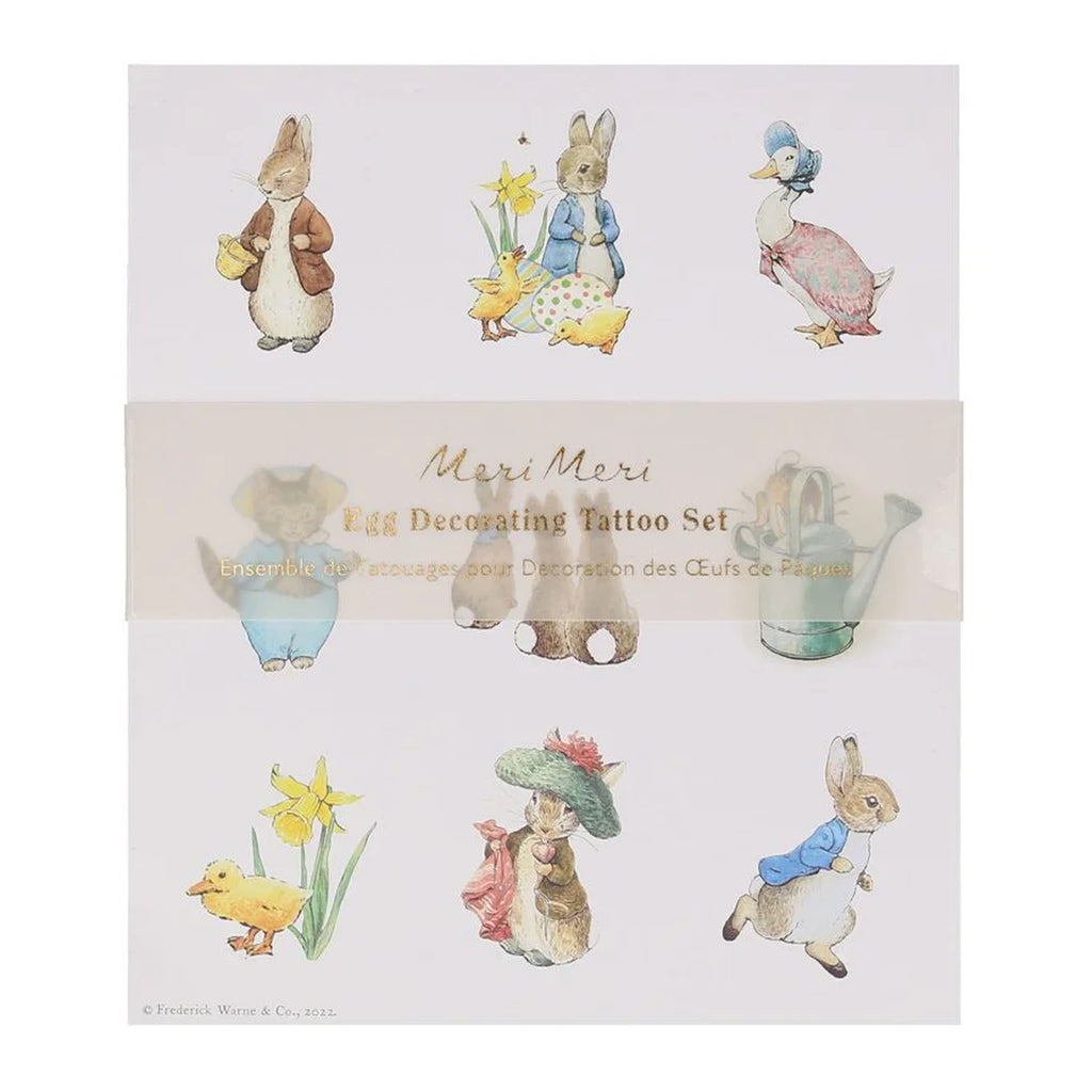 Peter Rabbit In The Garden Egg Decorating Tattoo Kit - Meri Meri
