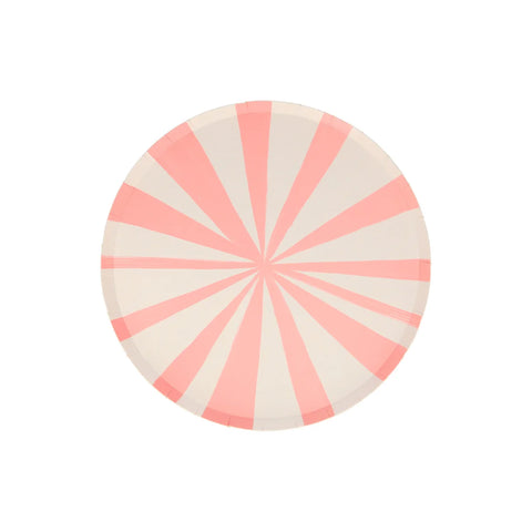 Pink Stripe Side Plates Meri Meri