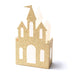 Gold Glitter Princess Castle shaped party favor boxes