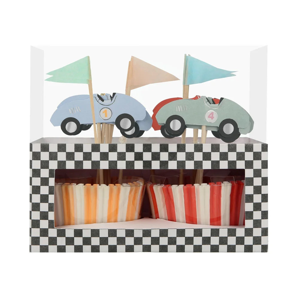 Race Cars Cupcake Kit - Meri Meri