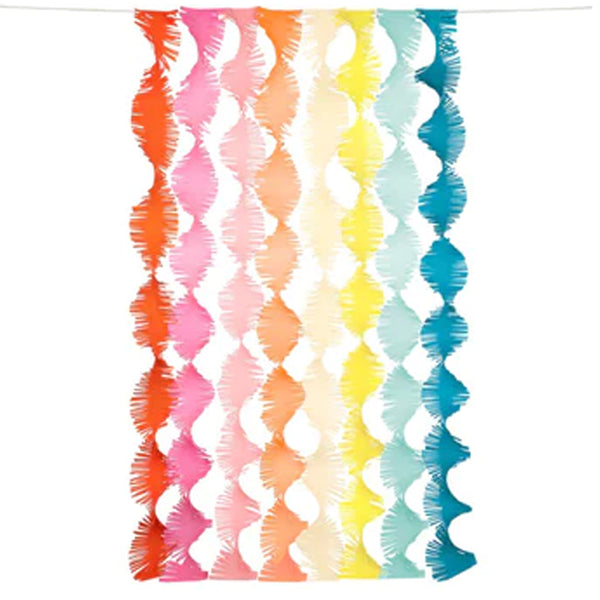 Rainbow Twisty Fringe Backdrop - Meri Meri